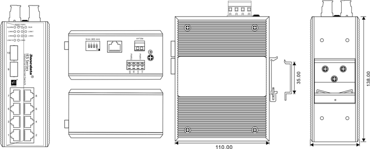 IES716-2GS 4 cổng Ethernet + 2 cổng quang SFP