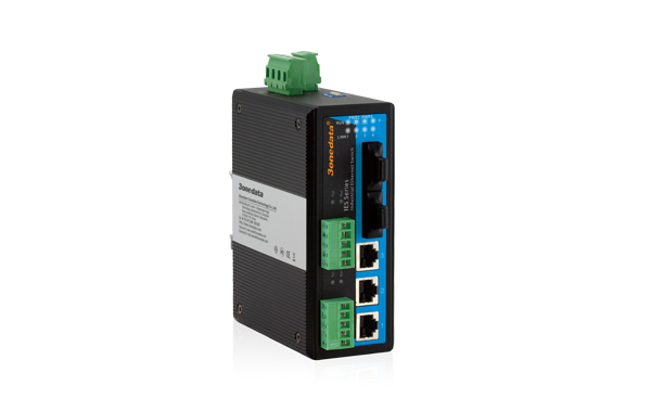 Switch công nghiệp 3 cổng Ethernet + 2 cổng quang + 2 cổng RS422/485 IES615-2F-2D(RS-485)