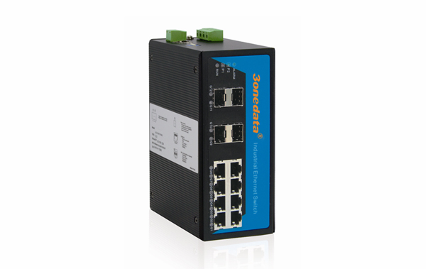 Switch công nghiệp 8 cổng Ethernet + 4 cổng quang SFP IES3012G-4GS