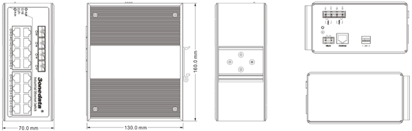 IES7120G-4GS 16 cổng Gigabit Ethernet + 4 cổng quang SFP