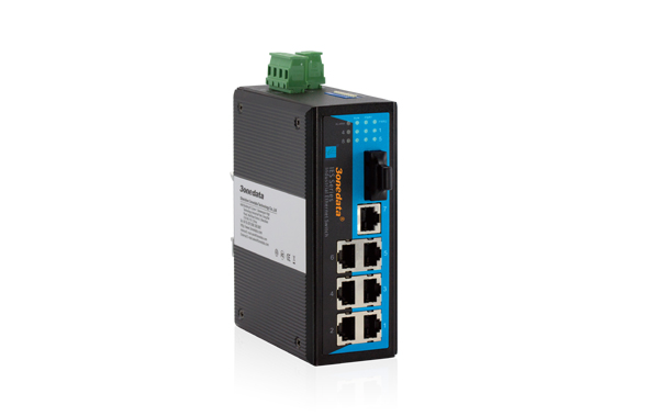 Switch công nghiệp 7 cổng Ethernet + 1 cổng quang IES 308-1F