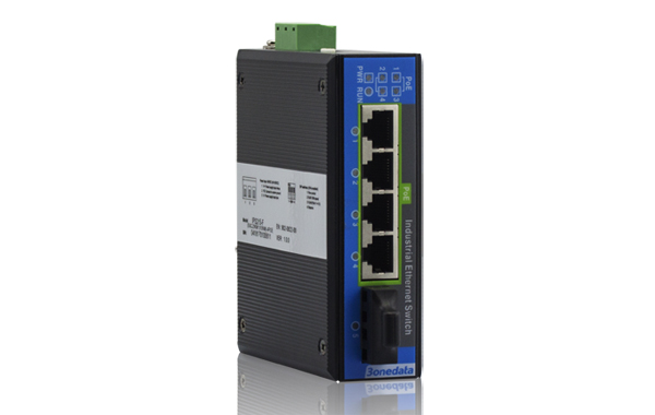 Switch công nghiệp 4 cổng Fast PoE Ethernet + 1 cổng quang IPS215-F-4POE