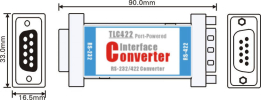 Bộ chuyển đổi Port-powered RS-232 sang RS-422 TLC422